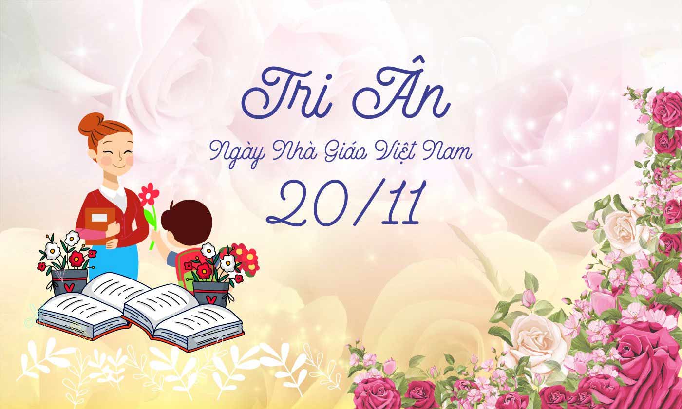 Mẫu background ngày 20/11 7