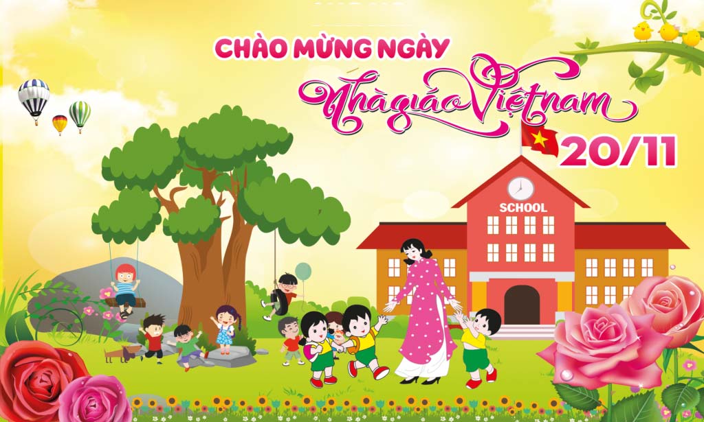 Mẫu background ngày 20/11 8