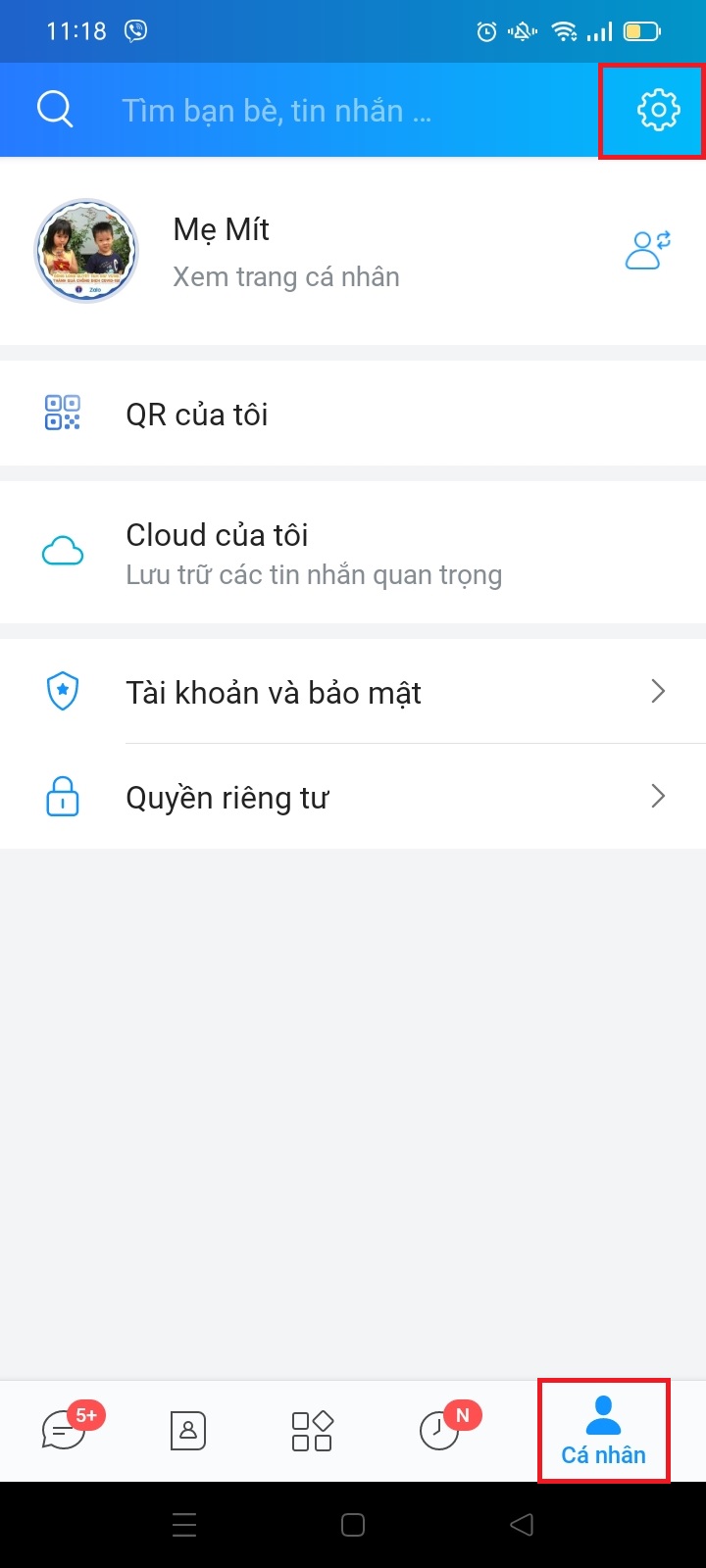 Cách bật/tắt thông báo sinh nhật của bạn bè trên Zalo