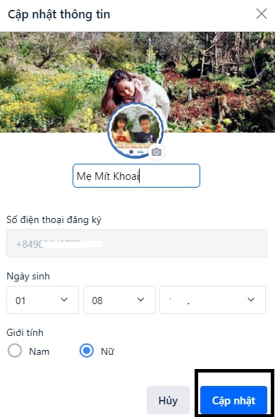 cách đổi tên Zalo của mình trên máy tính