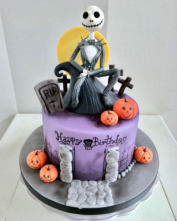 Những mẫu bánh sinh nhật Halloween ma quái