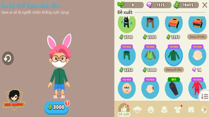 Cách chơi trò chơi con mực trong Play Together