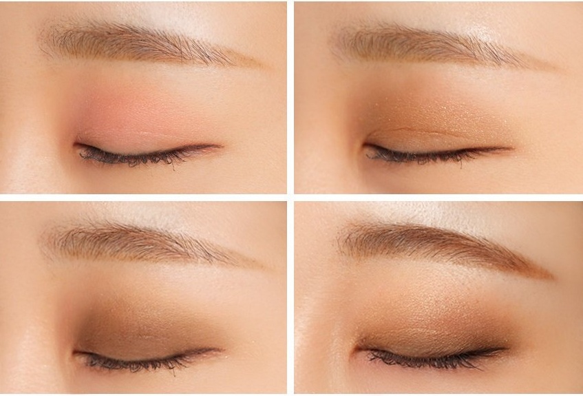 Cách đánh phấn mắt 2 màu