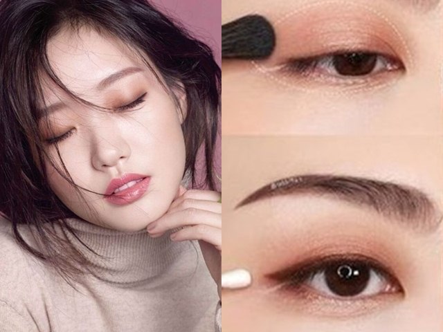 Cách đánh phấn mắt tone nâu nhạt trong trẻo Cách đánh phấn mắt tone nâu nhạt trong trẻo