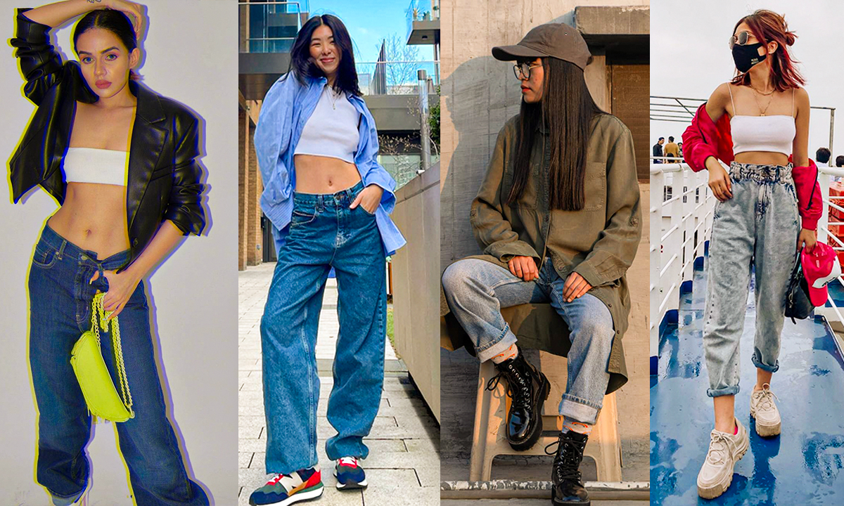 Cách phối đồ với quần Jeans ống rộng cho nữ đẹp, cá tính