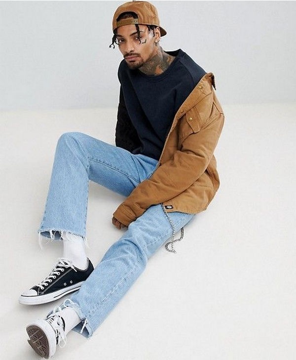 Cách phối đồ với quần ống rộng nam cá tính Cách phối đồ với quần ống rộng nam cá tính