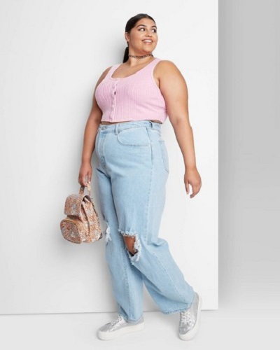 Những lưu ý trong cách phối đồ với quần ống rộng cho người béo Những lưu ý trong cách phối đồ với quần ống rộng cho người béo