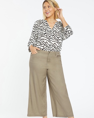 Cách phối đồ với quần ống rộng cho người béo cực đỉnh Cách phối đồ với quần ống rộng cho người béo cực đỉnh