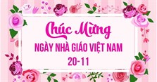 Lời chúc mừng 20/11 của phụ huynh ngắn gọn, hay, ý nghĩa
