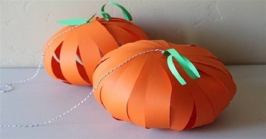Cách làm, trang trí quả bí ngô bằng giấy đơn giản mà đẹp