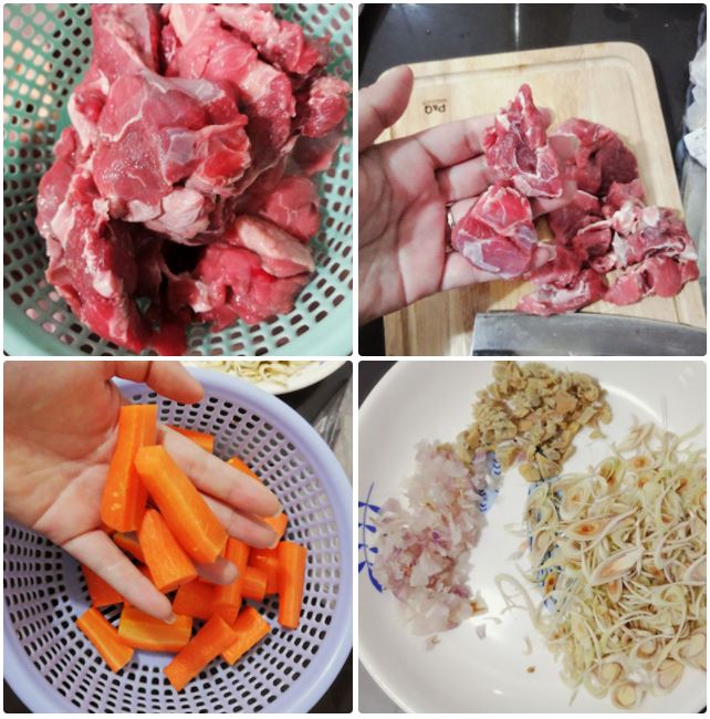 Cách làm bò kho chấm bánh mì