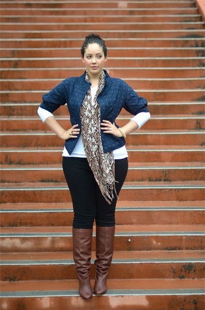 Cách phối đồ cho người mập nữ Cách phối đồ cho người mập nữ