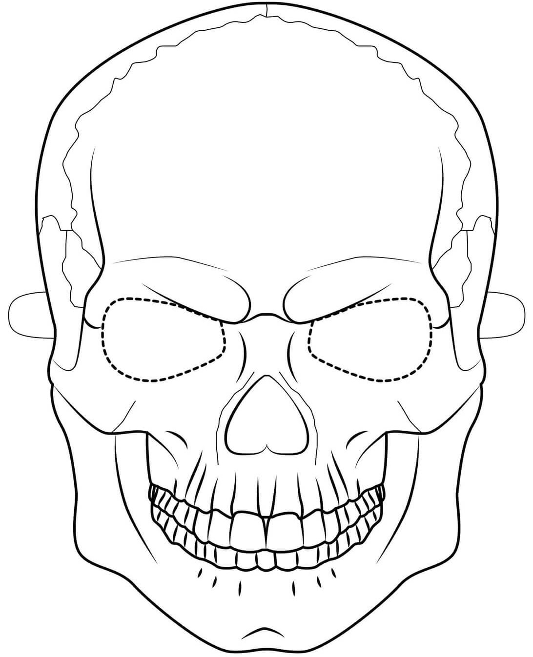 Hình vẽ tô màu mặt nạ Halloween cho bé đẹp nhất Hình vẽ tô màu mặt nạ Halloween cho bé đẹp nhất