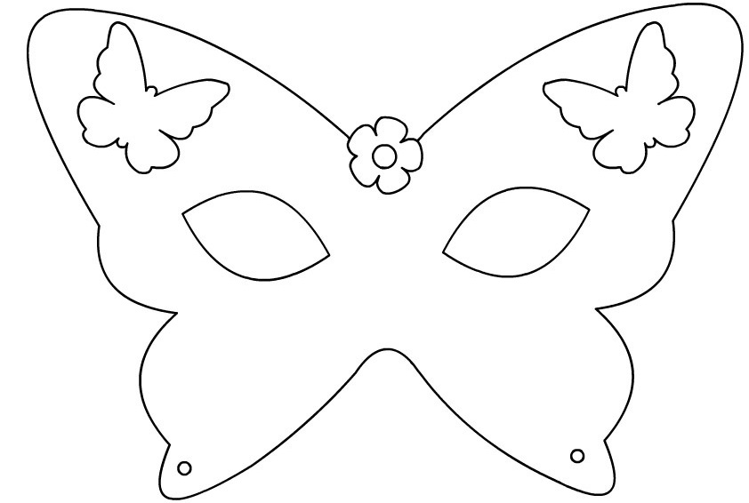 Tô màu mặt nạ Halloween Tô màu mặt nạ Halloween