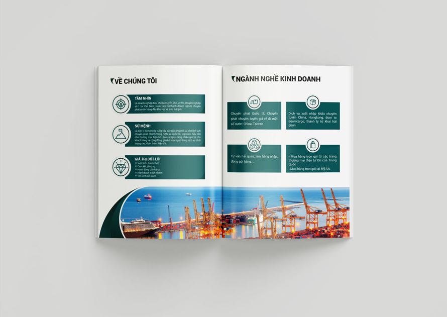 Mẫu thiết kế hồ sơ năng lực công ty đẹp