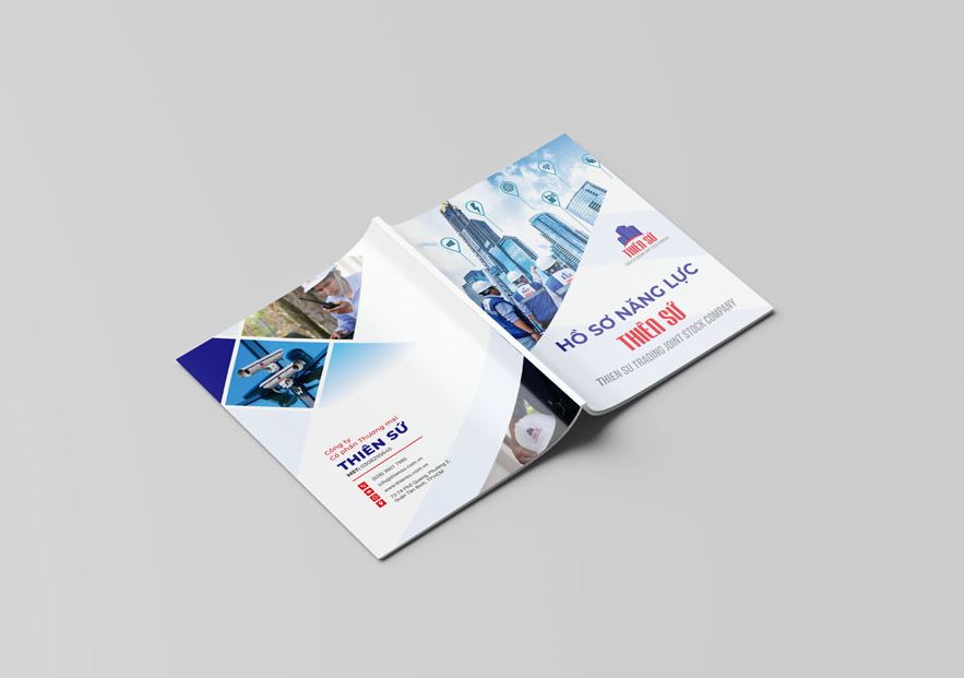 Mẫu thiết kế hồ sơ năng lực công ty đẹp