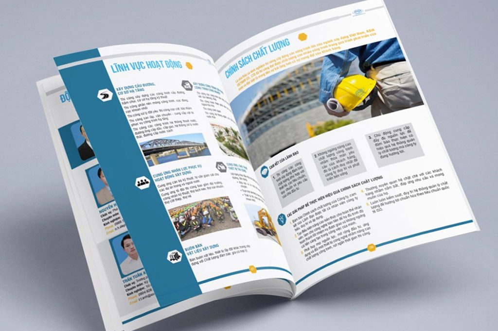 Mẫu thiết kế hồ sơ năng lực công ty xây dựng đẹp