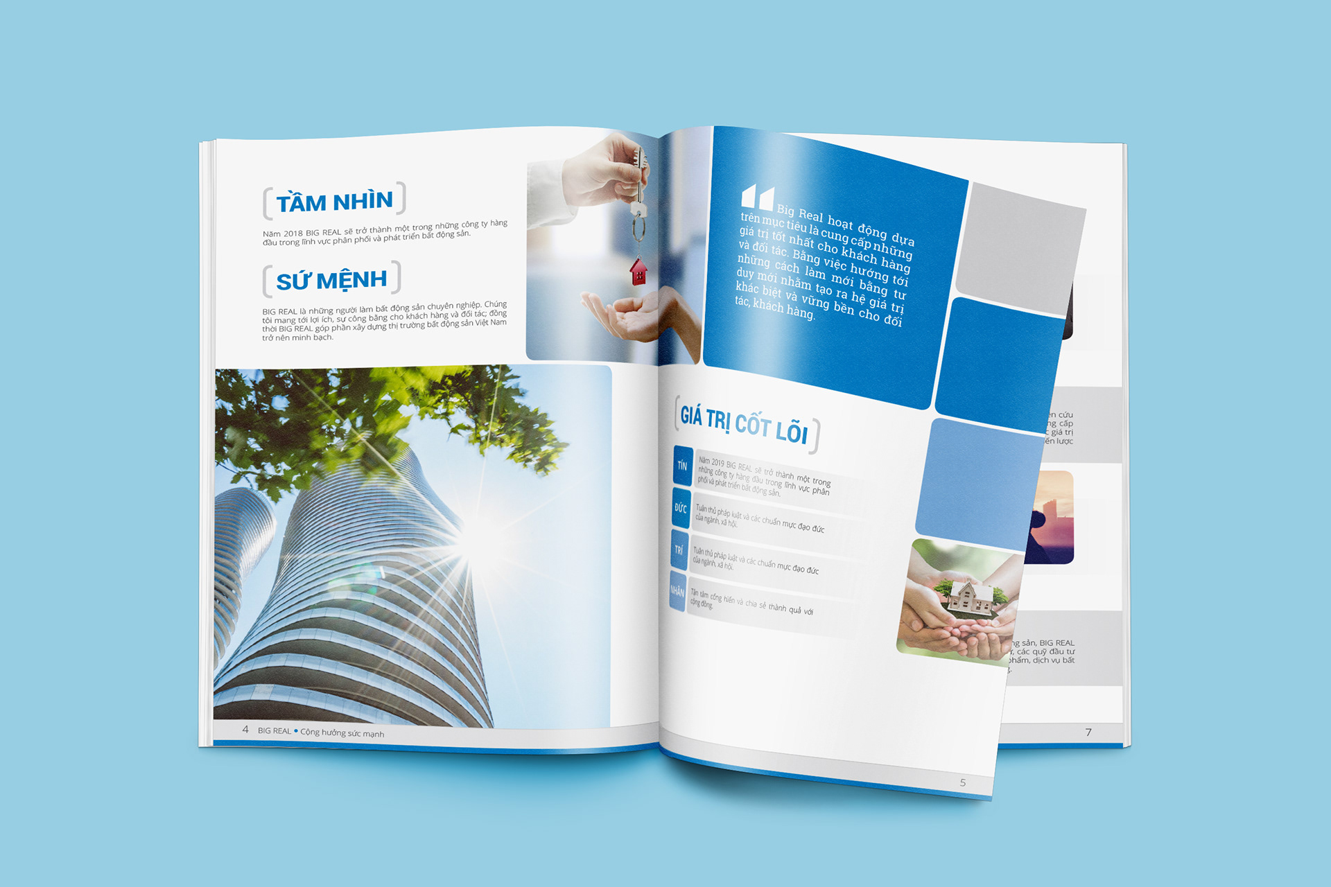 Mẫu thiết kế hồ sơ năng lực công ty xây dựng đẹp