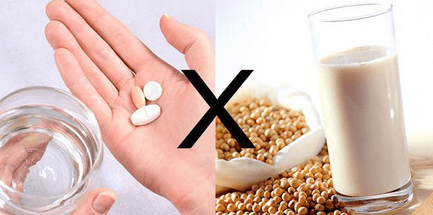 Không nên uống sữa đậu nành với thuốc kháng sinh Không nên uống sữa đậu nành với thuốc kháng sinh