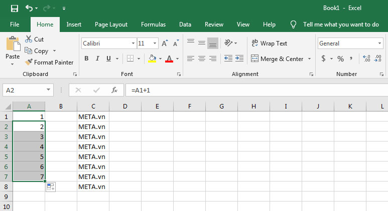 Cách điền số thứ tự trong Excel bằng công thức đơn giản Cách điền số thứ tự trong Excel bằng công thức đơn giản