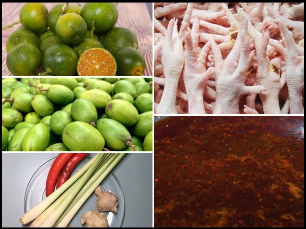 Cách làm chân gà sốt Thái