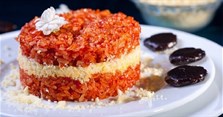 Cách nấu xôi gấc đậu xanh nước cốt dừa ngon nhất tại nhà