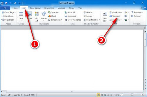 Truy cập Word 2010