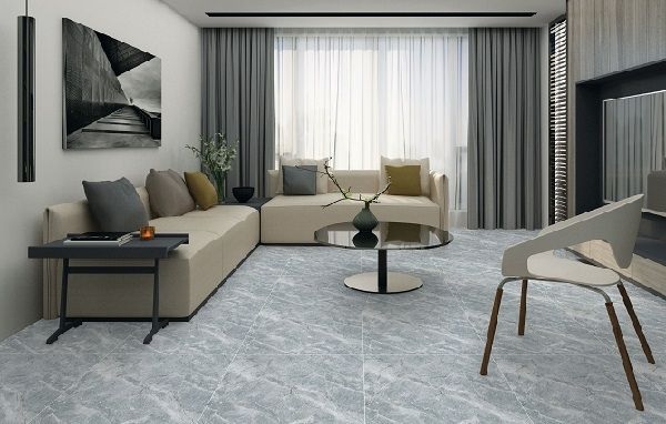 Mẫu gạch lát nền đẹp 2021 cho phòng khách
