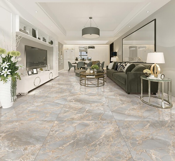 Mẫu gạch lát nền đẹp 2021 cho phòng khách