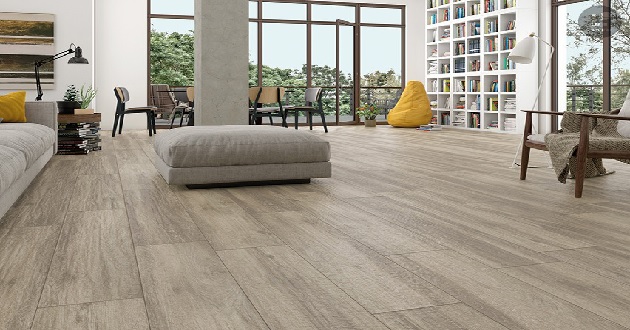 Mẫu gạch lát nền đẹp 2021 cho phòng khách