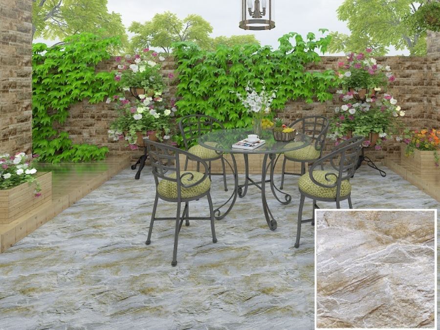 Những mẫu gạch lát sân đẹp Thạch Bàn