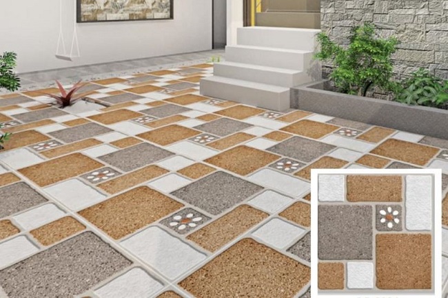 Mẫu gạch lát sân vườn CMC