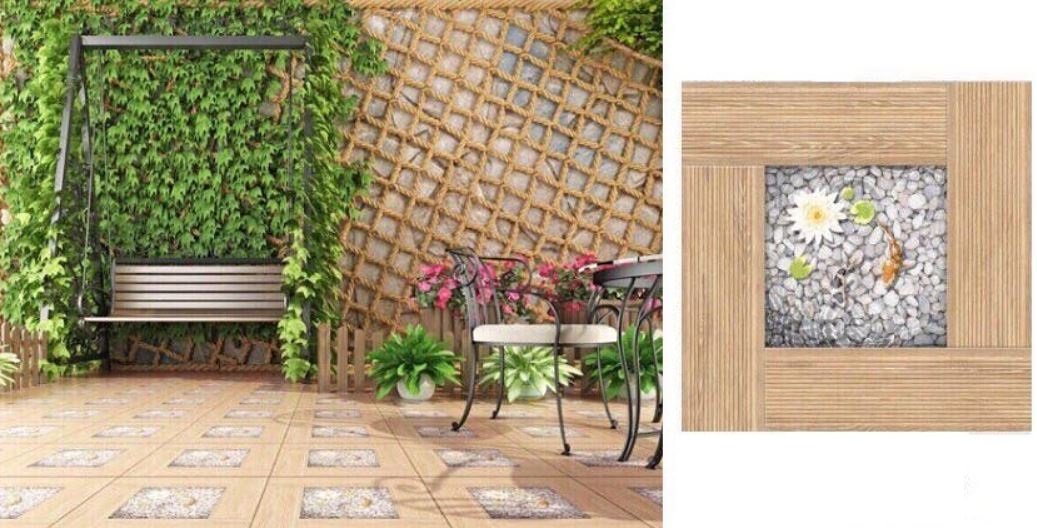 Mẫu gạch lót sân Vitto