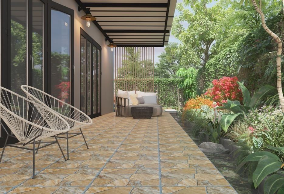 Các mẫu gạch lát sân vườn đẹp