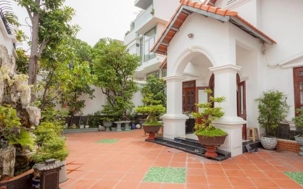 Gạch đỏ Cotto lát sân