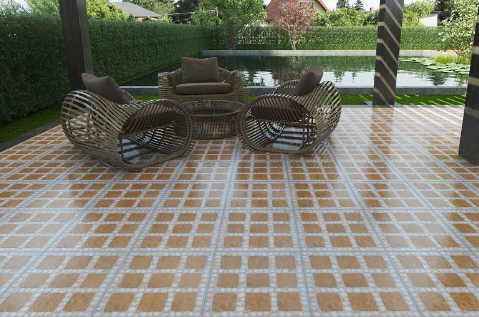 Gạch ốp sân vườn đẹp chống trơn Viglacera