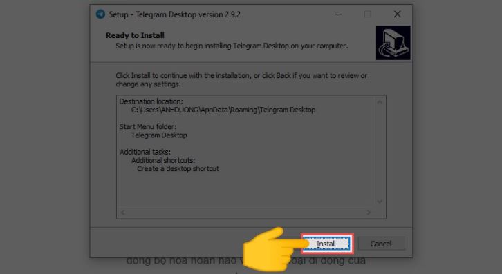 Cách tải Telegram cho máy tính PC