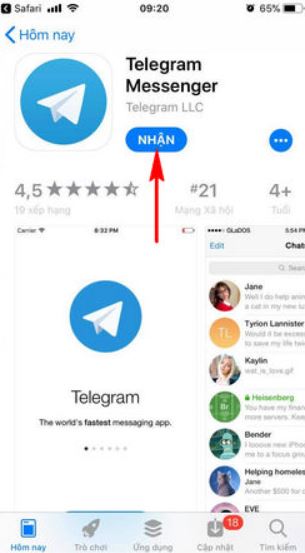 Cách tải Telegram cho điện thoại