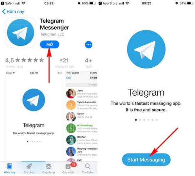 Cách tải Telegram cho điện thoại