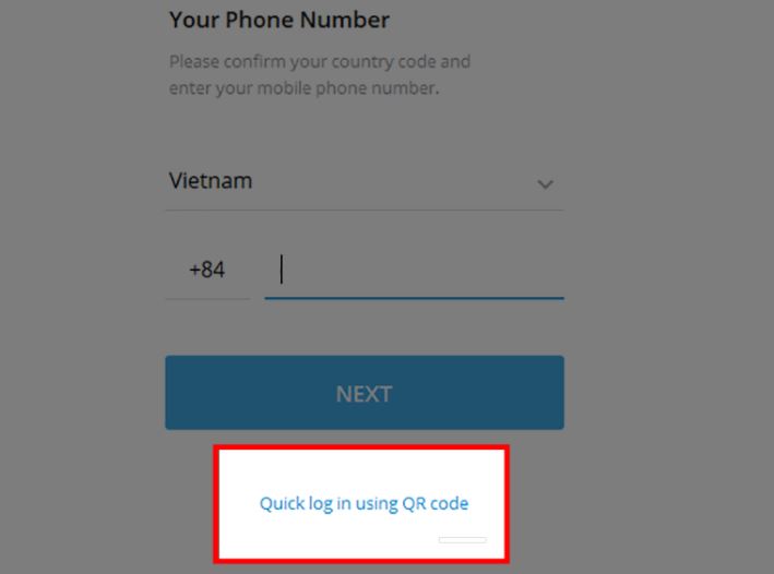 Cách đăng nhập Telegram bằng mã QR