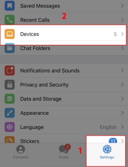 Cách đăng nhập Telegram bằng mã QR
