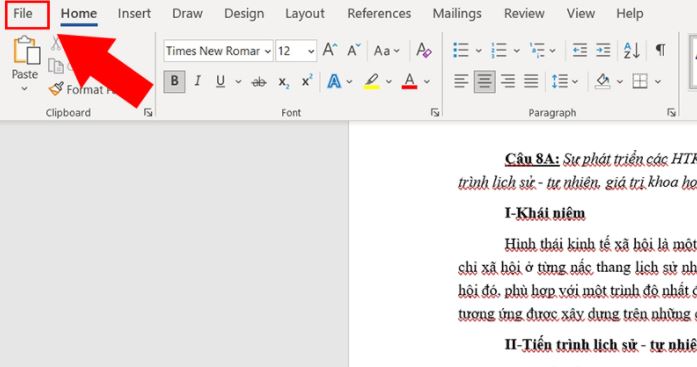Cách bỏ gạch chân đỏ trong Word
