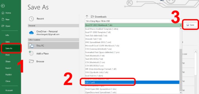 Cách chuyển đổi từ file Excel sang PDF giữ nguyên định dạng, không bị lỗi font