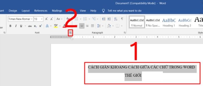 Cách chỉnh khoảng cách dòng trong Word