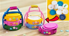 Cách làm đồ chơi mầm non từ chai nhựa đơn giản mà đẹp