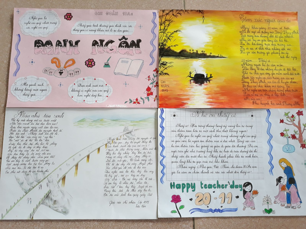 Mẫu tập san 20/11 đẹp mừng ngày Nhà giáo Việt Nam Mẫu tập san 20/11 đẹp mừng ngày Nhà giáo Việt Nam