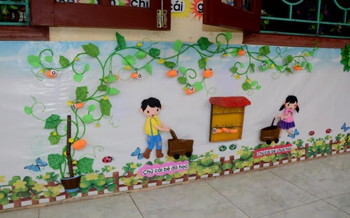 Hướng dẫn trang trí lớp học mầm non