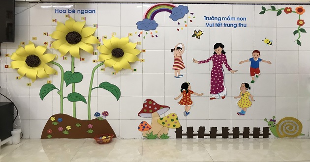 Hướng dẫn trang trí lớp học mầm non