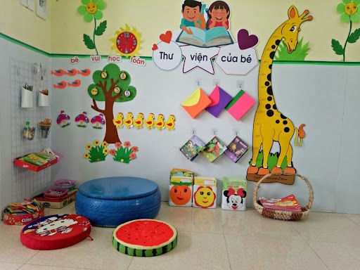 Cách bố trí, trang trí góc lớp học mầm non
