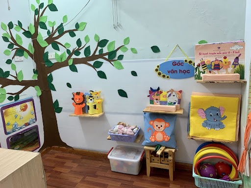 Cách bố trí, trang trí góc lớp học mầm non